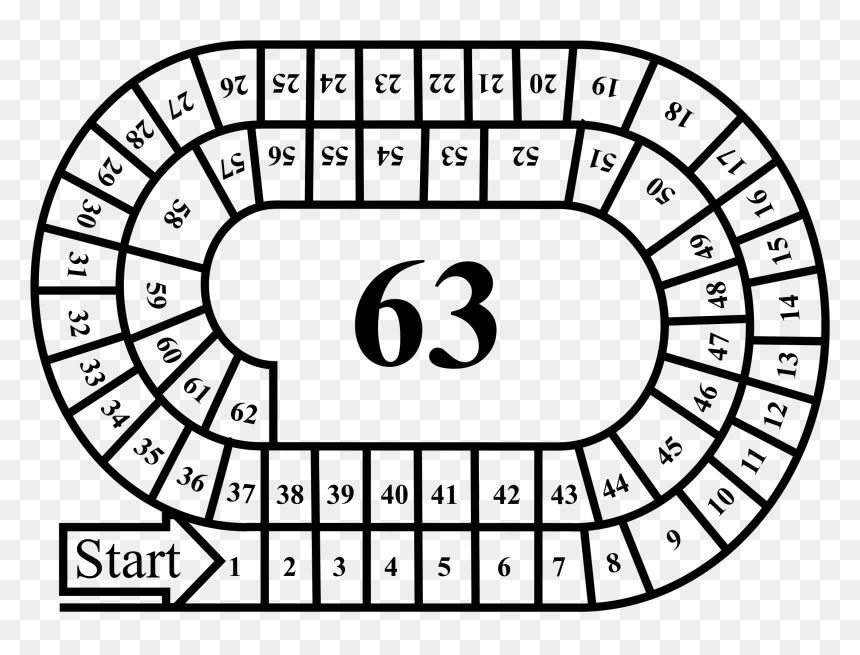 Game Of The Goose / Ganzenbord Clip Arts - Create Your Own Board Game, HD Png Download - circle game png
