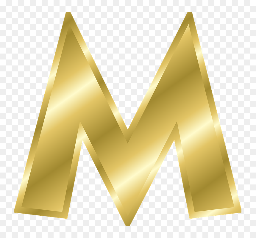 Thumb Image - Gold Letter M Clipart, HD Png Download - gold splatter png