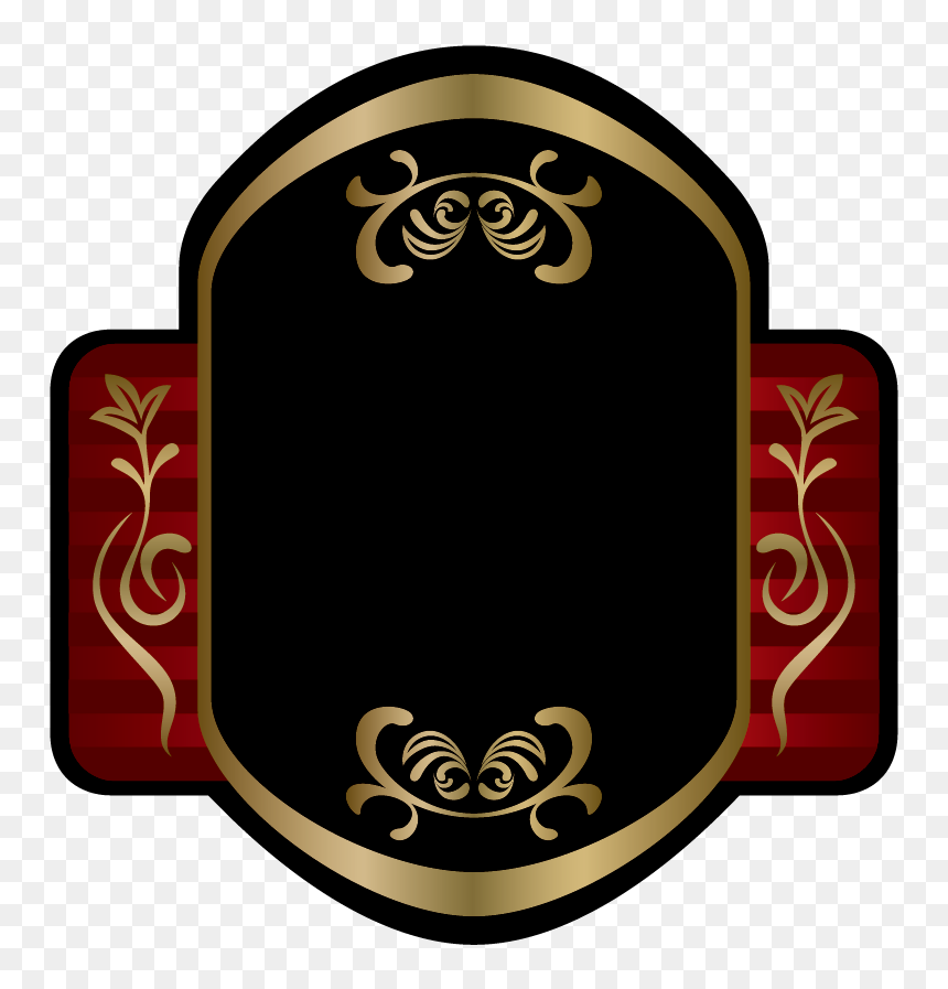 طرح لایه باز لیبل, HD Png Download - royal frame png