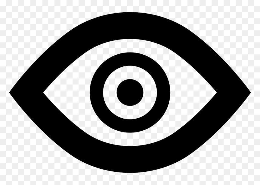 Eye-outline - Circle, HD Png Download - eye symbol png