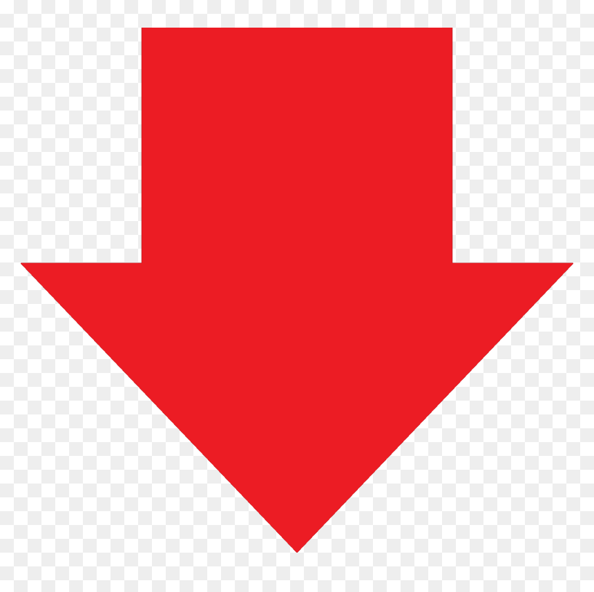 Clip Art, HD Png Download - red down arrow png