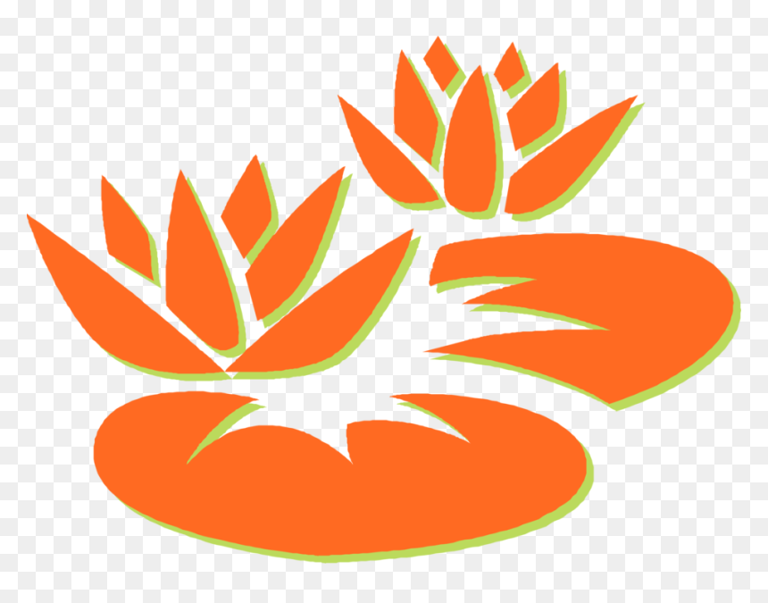 Vector Illustration Of Lotus Flower Or Water Lily Aquatic - White Lily Pad Vector, HD Png Download - lotus vector png