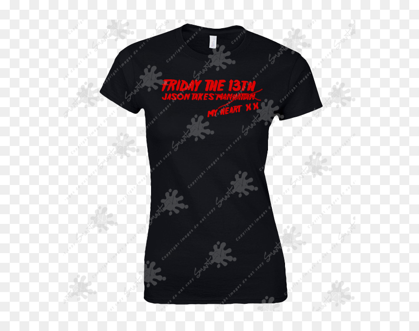 Sfx Jason Takes My Heart Ladies T Shirt - Horror Póló, HD Png Download - jason voorhees mask png