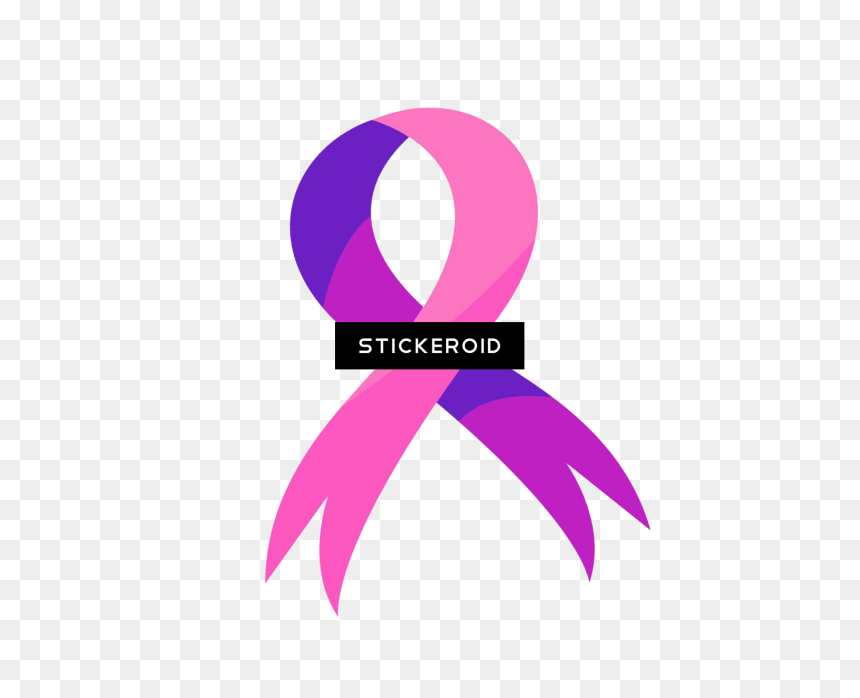 Breast Cancer Ribbon Clipart , Png Download - Graphic Design, Transparent Png - breast cancer ribbon vector png