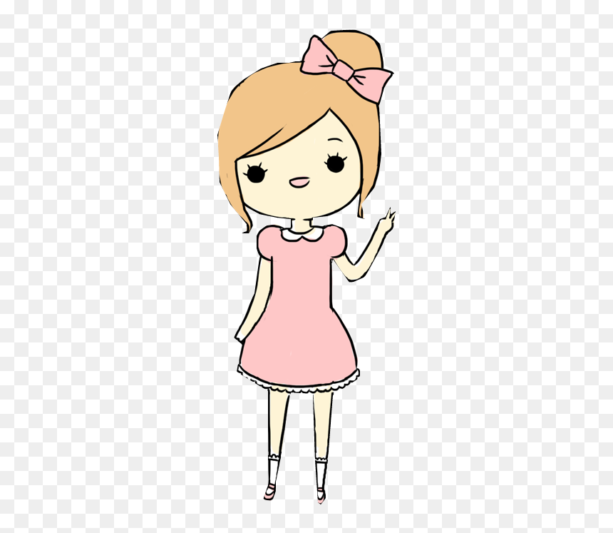 Thumb Image - Small Girl Drawing Easy, HD Png Download - girl drawing png