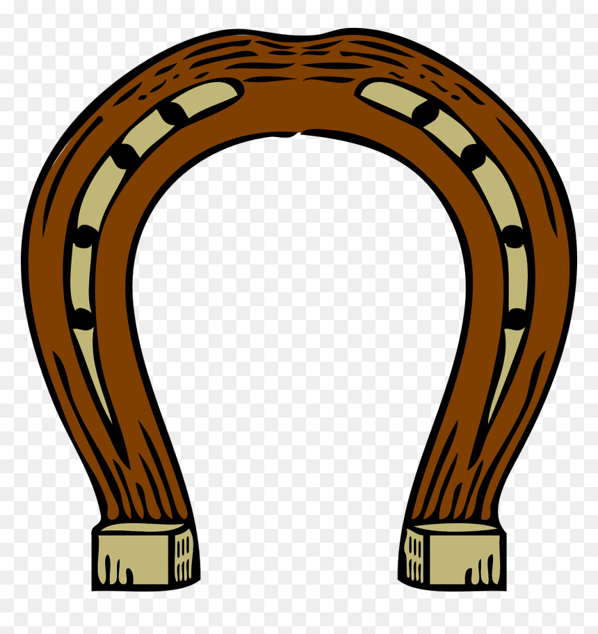 Horseshoe Clip Art, HD Png Download - gold horseshoe png