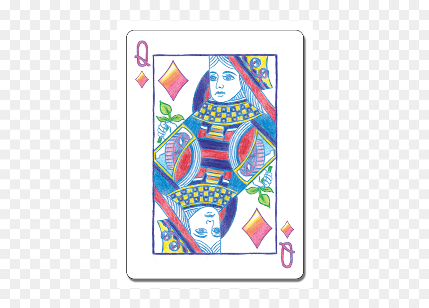Picture - Queen Of Clubs, HD Png Download - playing card back png