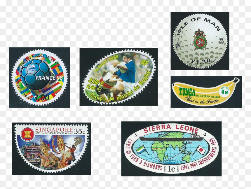 Timbre Coupe Du Monde 1998, HD Png Download - circle stamp png