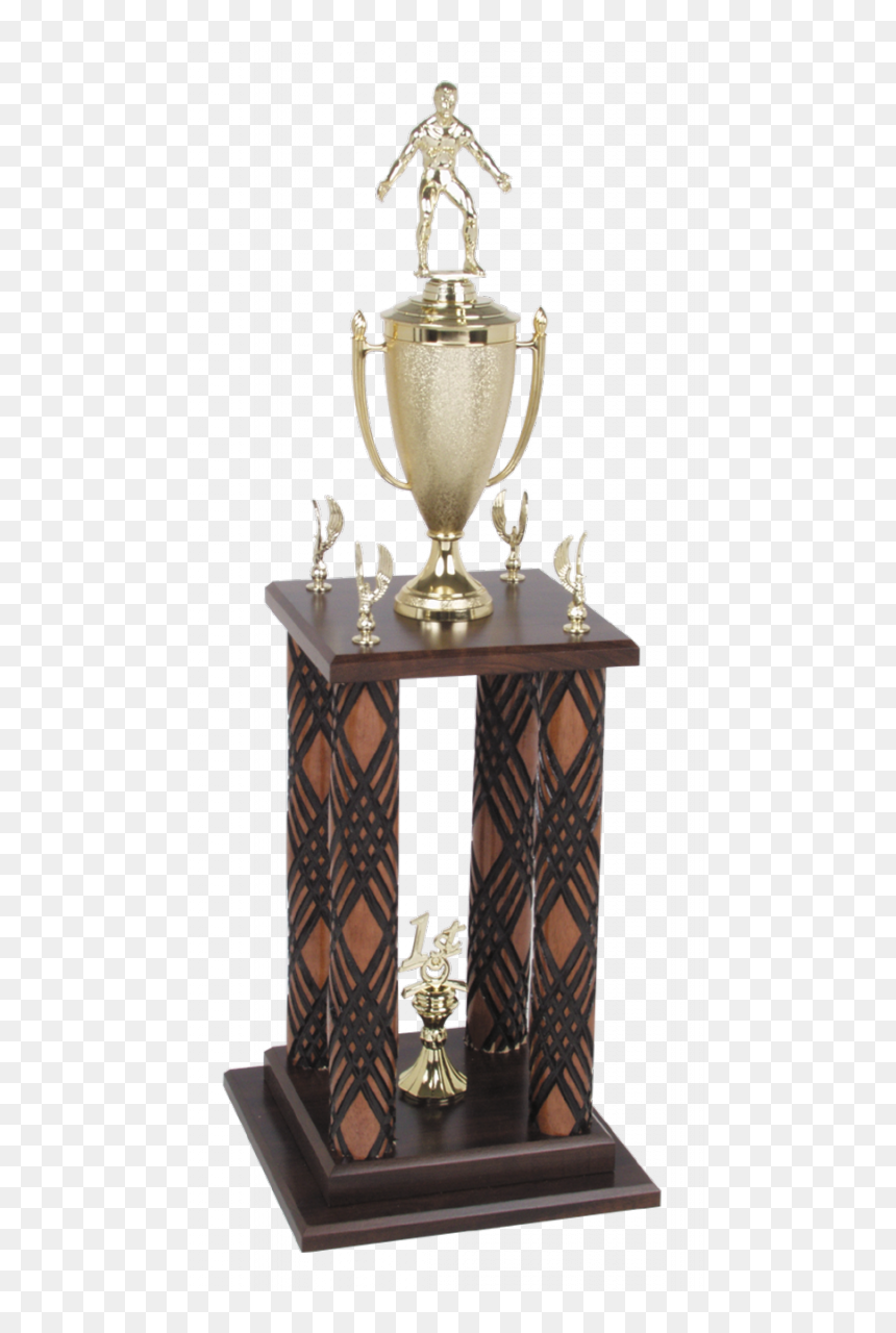 4 Column Trophy For Wrestling Events - End Table, HD Png Download - 1st place png