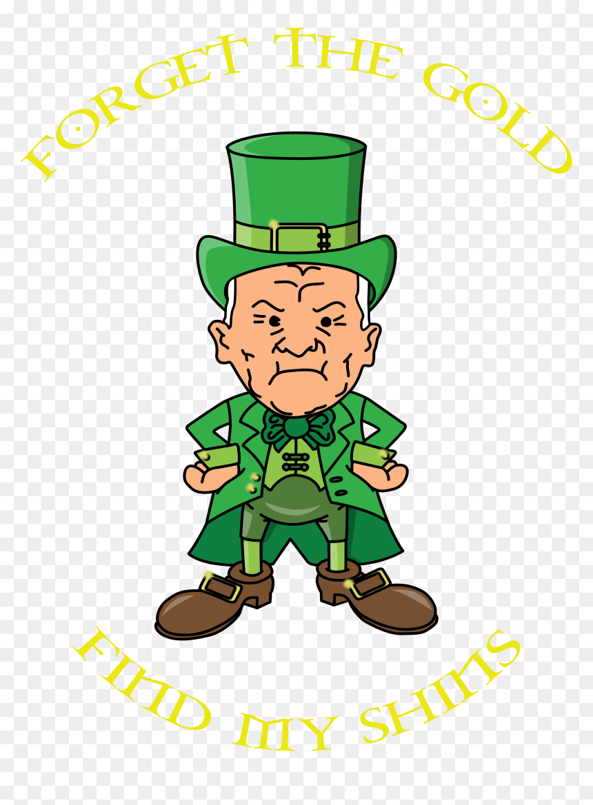 Happy St Patrick"s Day - Angry Leprechaun, HD Png Download - st patrick day png