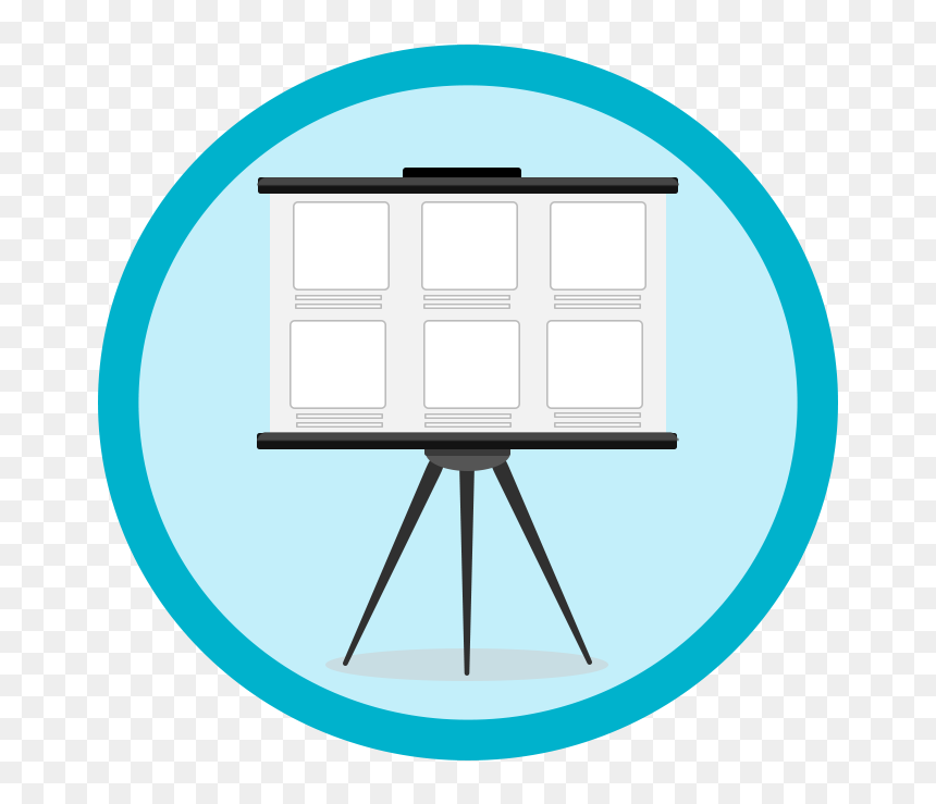 Silver Lining Animation Storyboarding Icon, HD Png Download - population icon png