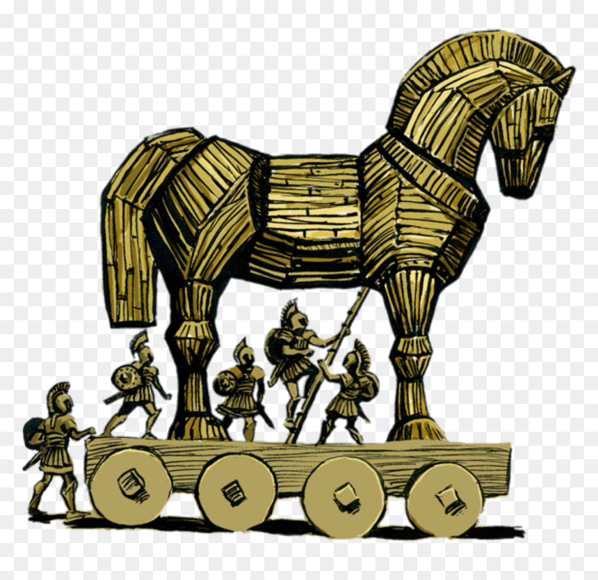 Trojan Horse Illustration - Trojan Horse, HD Png Download - trojan png