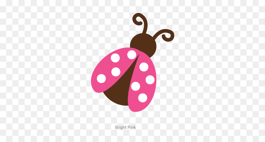 Pink Ladybug Clip Art Cliparts - Ladybug Pink Clipart, HD Png Download - ladybug clipart png