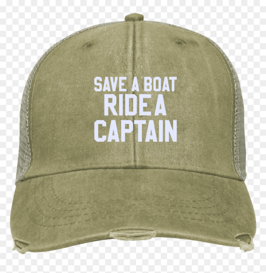 Save A Boat Ride A Captain Hat - Baseball Cap, HD Png Download - captain hat png