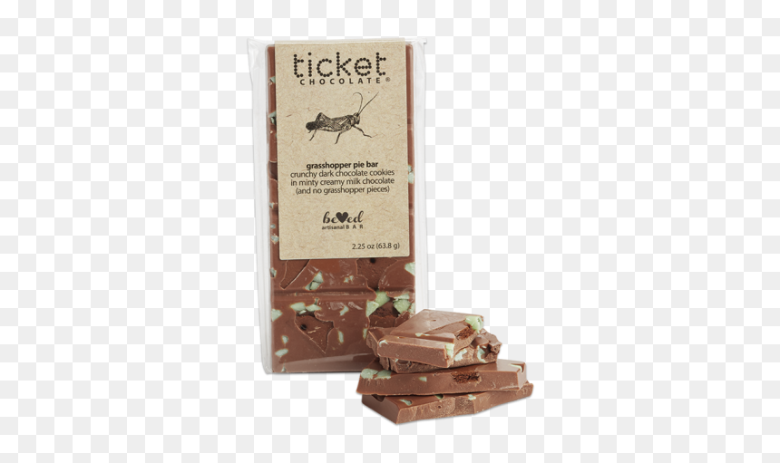Grasshopper Pie Chocolate Bar - Chocolate Bar, HD Png Download - candy bar png