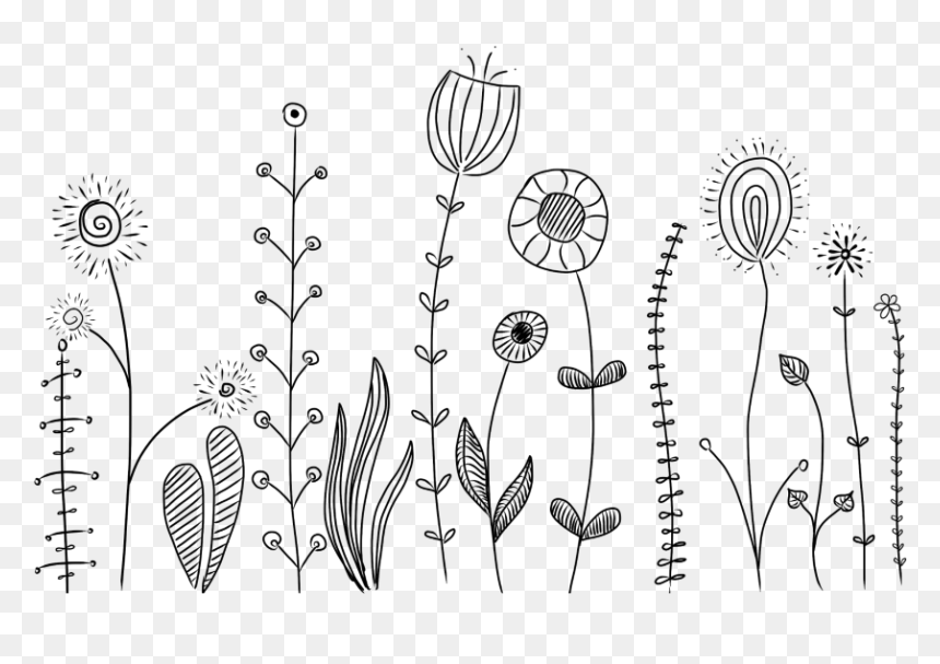 Illustration, HD Png Download - flower sketch png