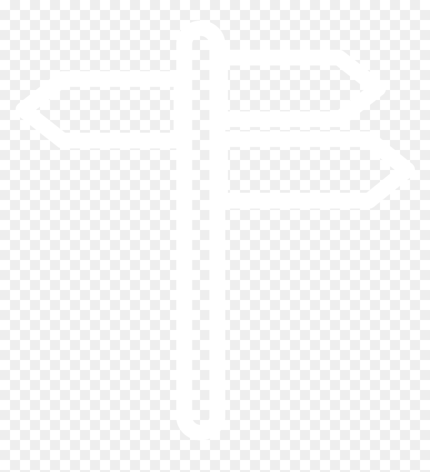 Cross, HD Png Download - paw print trail png