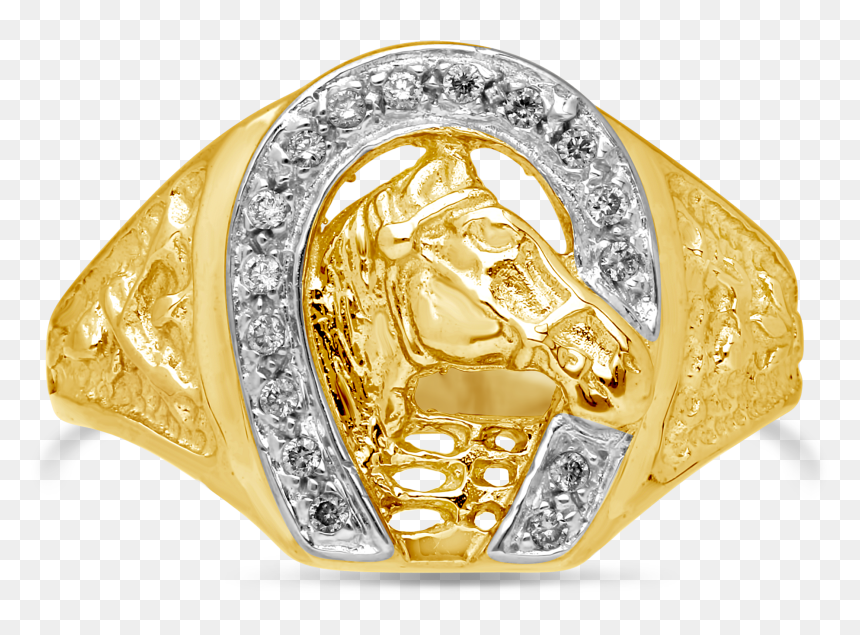 Pre-engagement Ring, HD Png Download - gold horseshoe png
