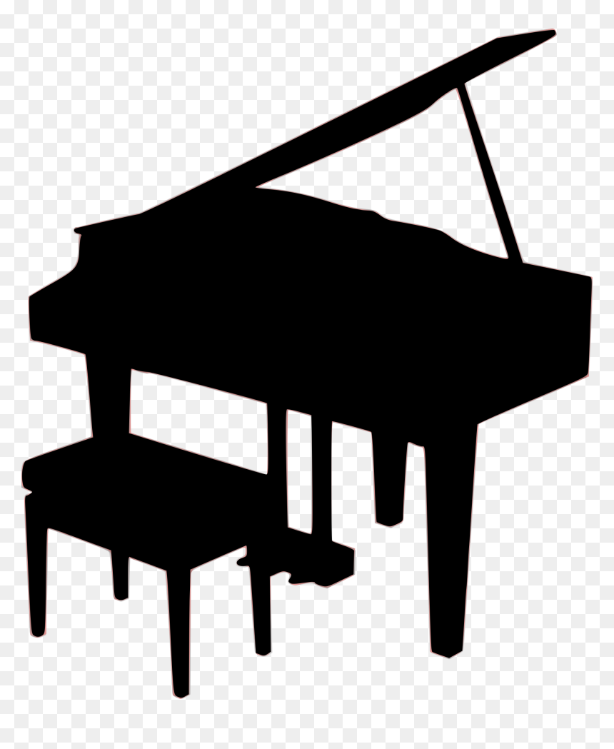 Digital Grand Piano Singapore, HD Png Download - music silhouette png