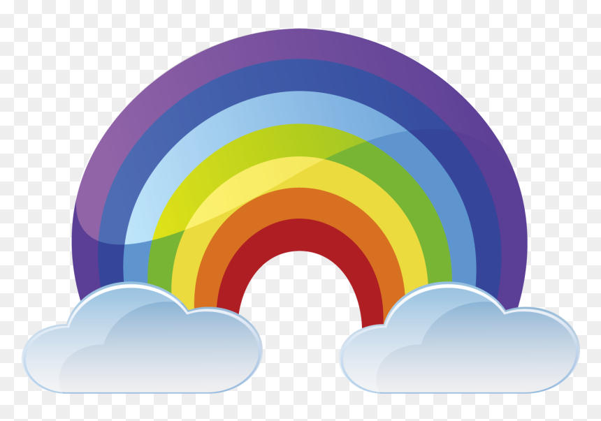 Cartoon Rainbow 1500*1500 Transprent Png Free - Portable Network Graphics, Transparent Png - cartoon rainbow png