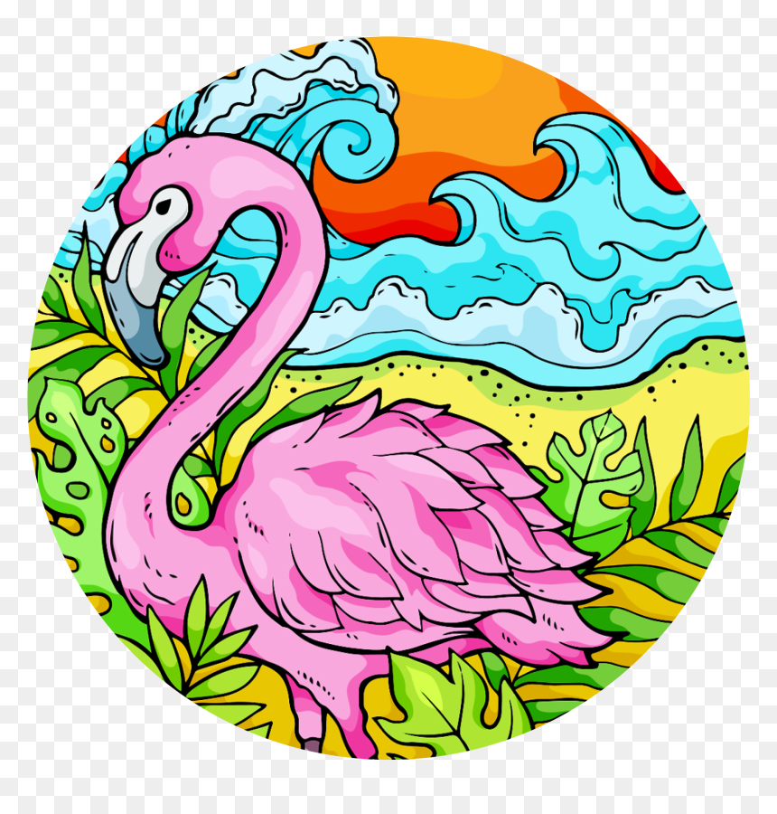 Transparent Flamingo Clipart Png, Png Download - flamingo clipart png