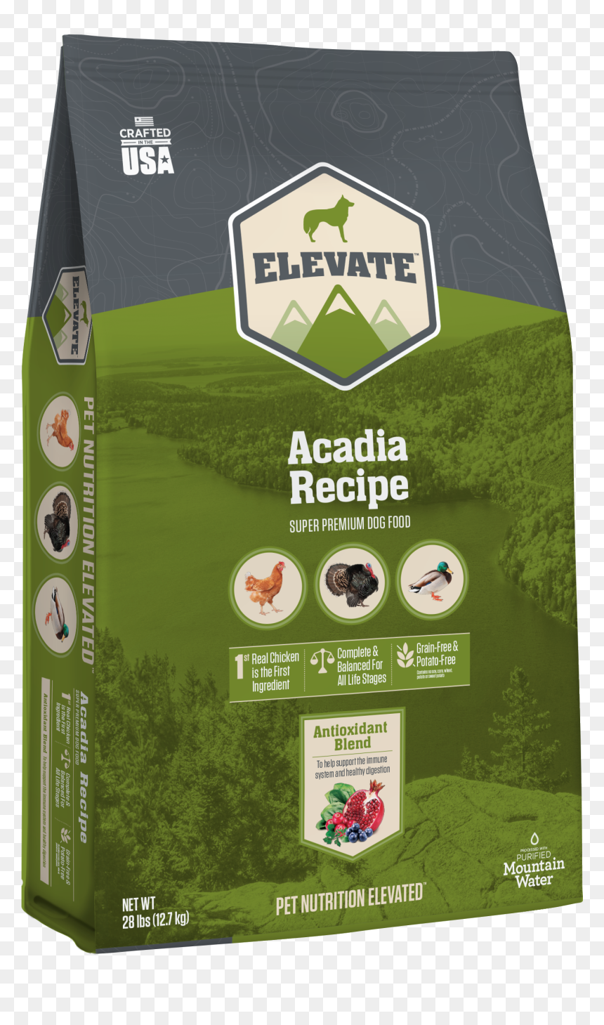 Elevate Acadia Fowl Recipe Super Premium Grain Free - Elevate Dog Food, HD Png Download - dry grass png