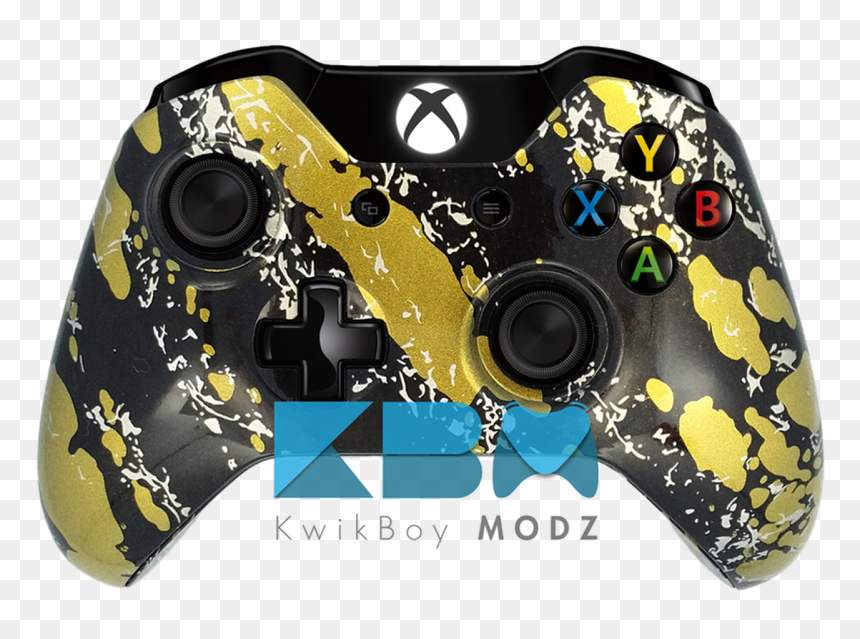 Galaxy Custom Xbox One Controller, HD Png Download - gold splatter png