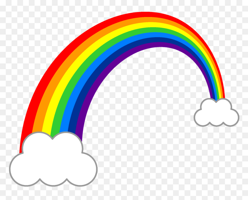 Free Image Cartoon Graphics Ii For Download - Cartoon Rainbow Images Hd, HD Png Download - cartoon rainbow png