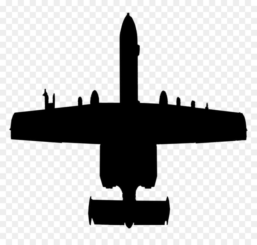 10 Silhouette Png, Transparent Png - airplane silhouette png