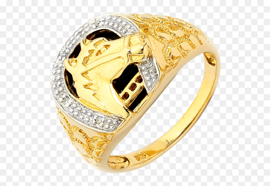 Ring, HD Png Download - gold horseshoe png