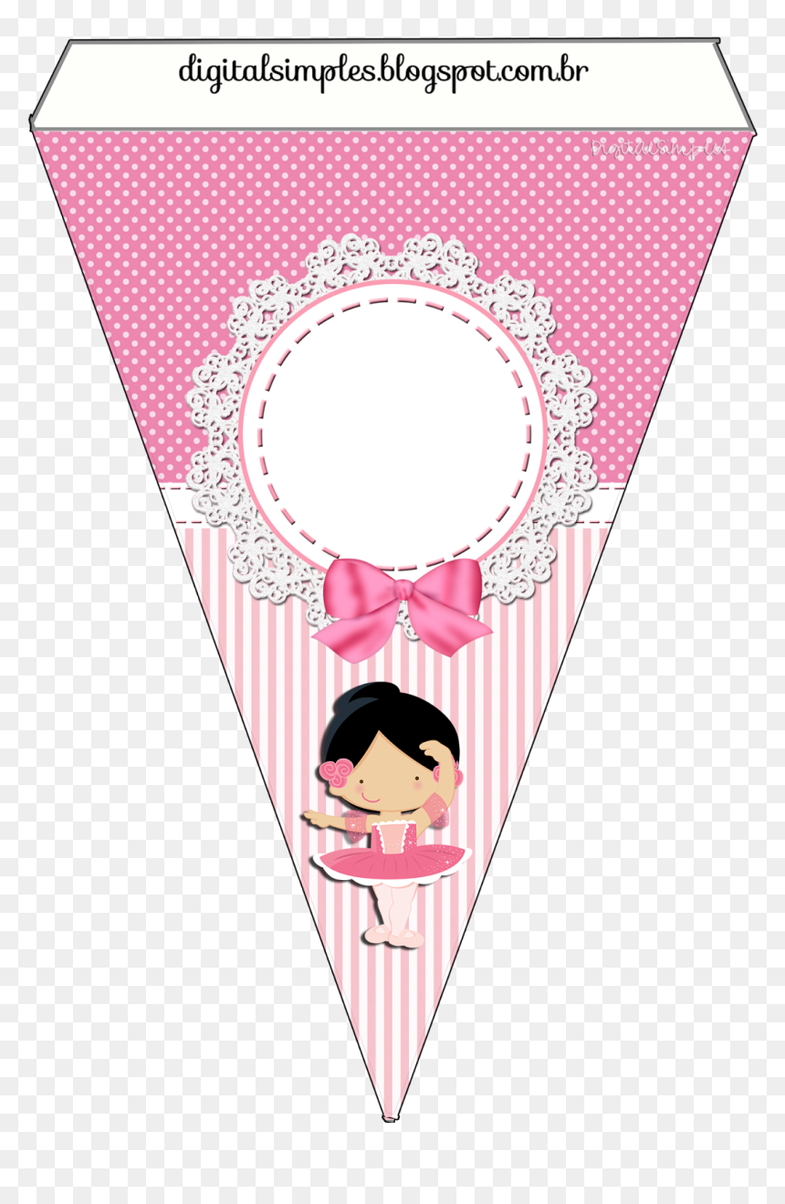 Kits Imprimibles Piquilin - Painel Bailarina, HD Png Download - bailarina png
