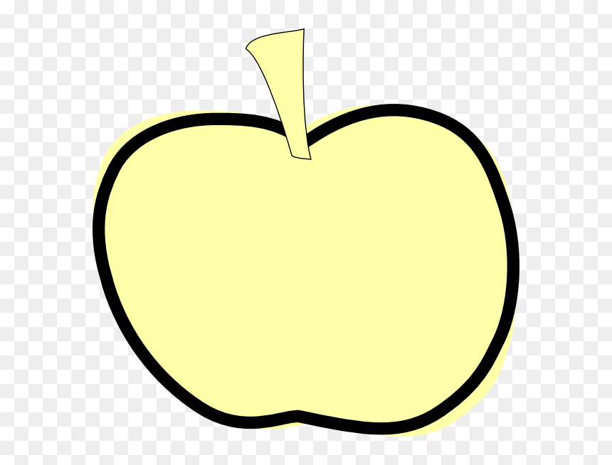 Golden Apple Clip Art At Clker, HD Png Download - apple clip art png
