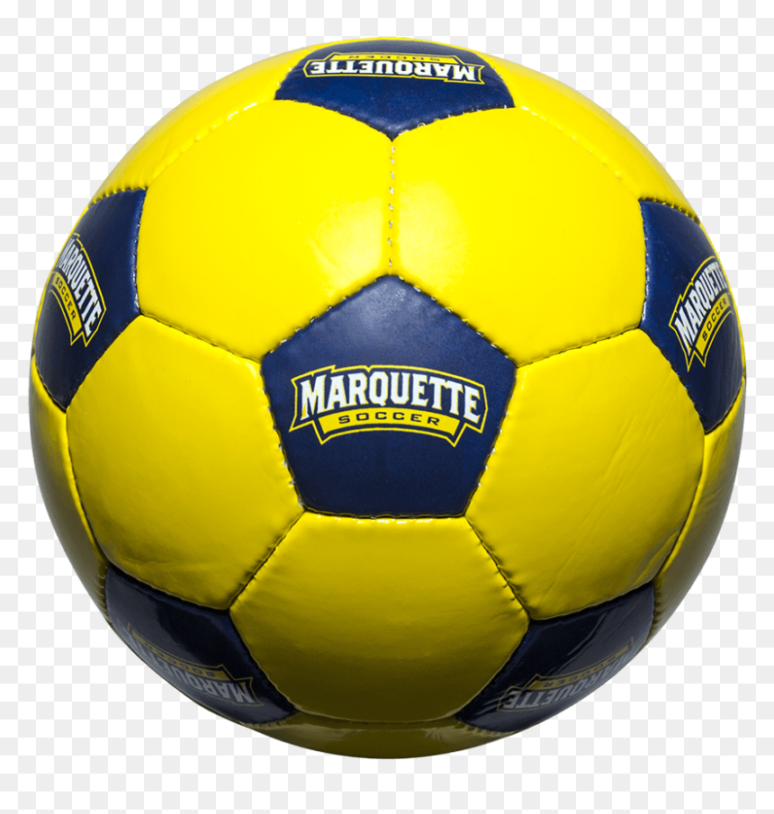 Custom Star Level Hand-sewn Soccer Ball - Marquette Basketball, HD Png Download - soccer ball clipart png