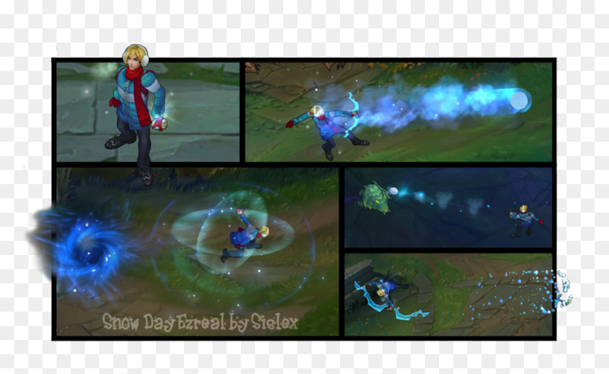 Snow Day Ezreal - Visual Arts, HD Png Download - ezreal png