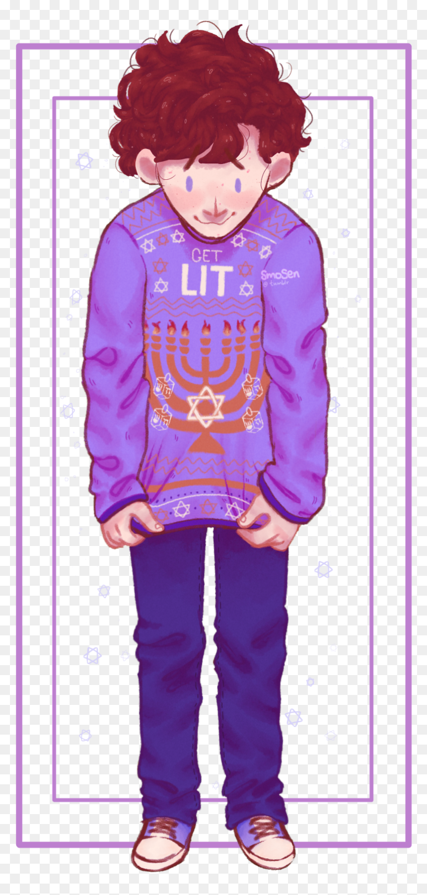 Happy Hanukkah Png , Png Download - Jeremy Heere Fanart Hannukah, Transparent Png - hanukkah png