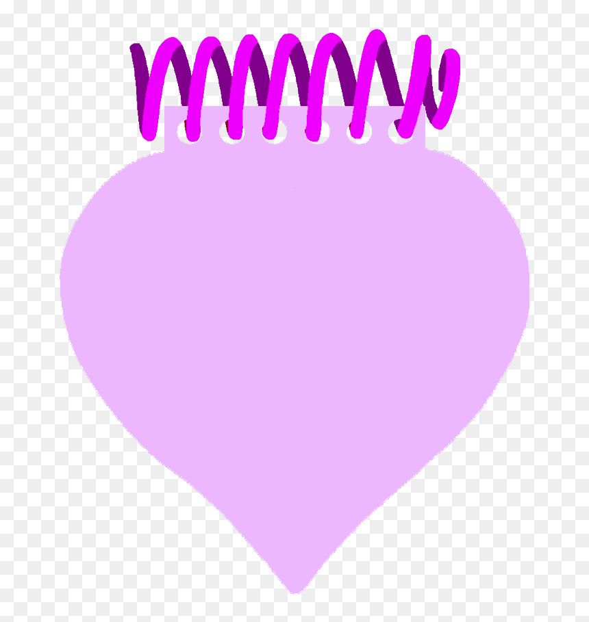 Heart, HD Png Download - open notebook png
