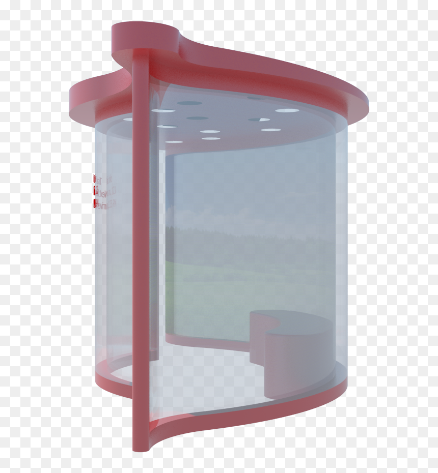 Curves New Design Of London Bus Stop/shelter By Mb - Pulpit, HD Png Download - bus stop png