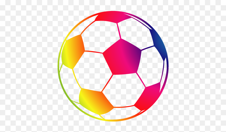 American Football Ball Clipart Picture Freeuse Library - Soccer Ball Colorful Png, Transparent Png - soccer ball clipart png