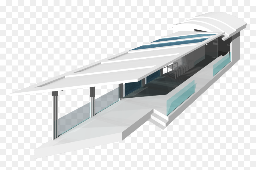 Architecture, HD Png Download - bus stop png