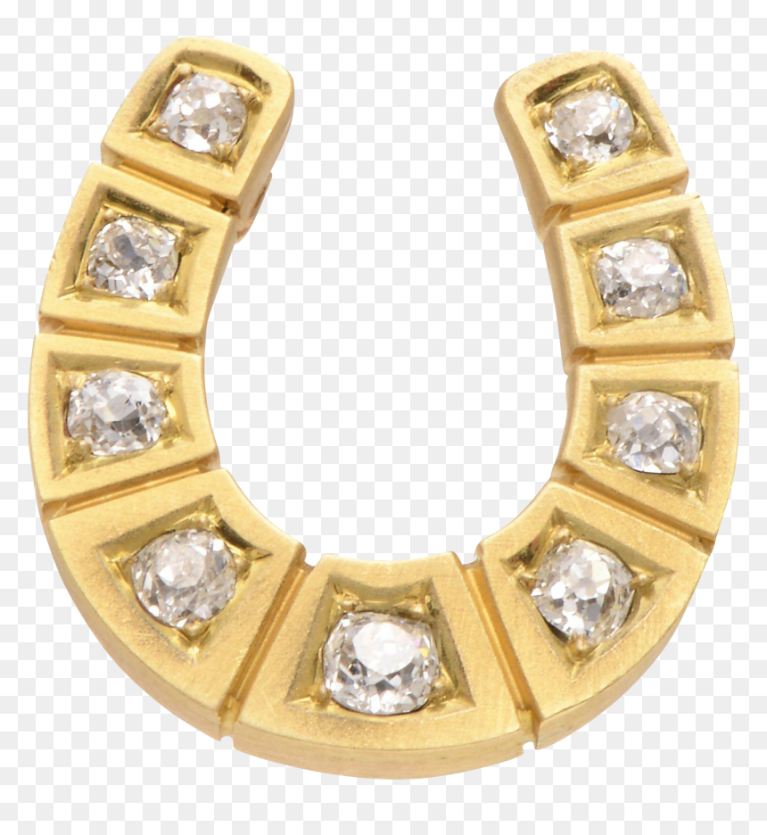 Diamond, HD Png Download - gold horseshoe png