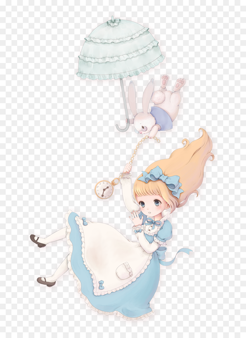 Down The Rabbit Hole Png - Illustration, Transparent Png - alice in wonderland rabbit png