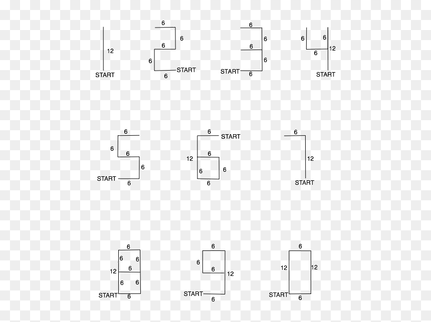 Diagram, HD Png Download - digital numbers png