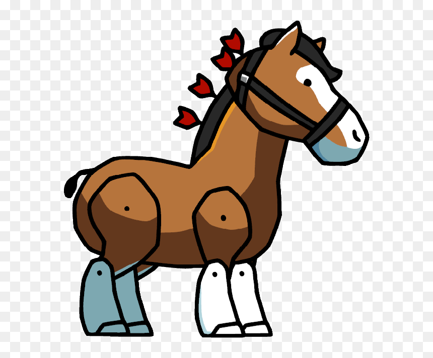 Trojan Horse Clipart Scribblenauts , Png Download - Scribblenauts Horse Png, Transparent Png - trojan png