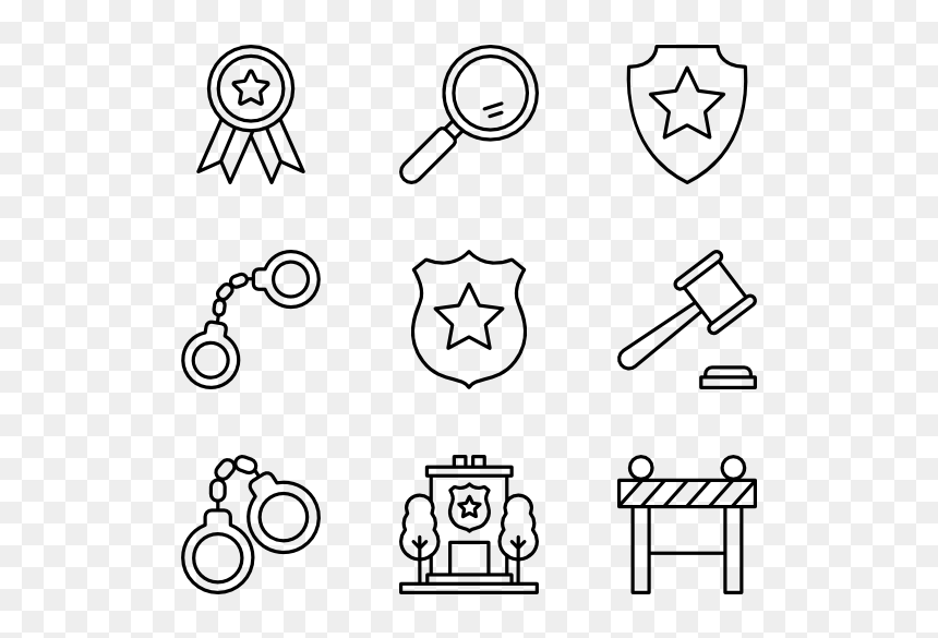 Magic Icons Png, Transparent Png - police line png