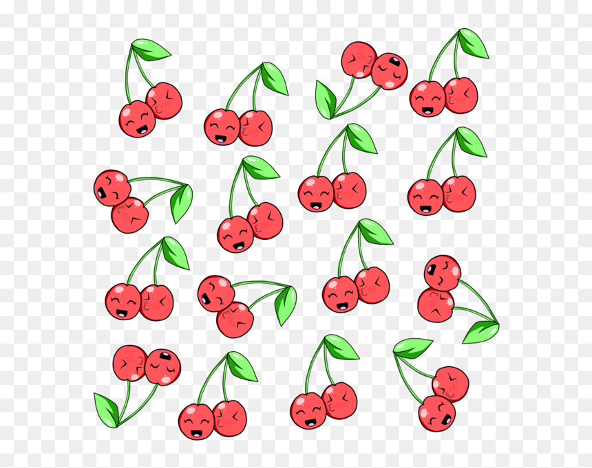 Kawaii Food Pattern - Kawaii Patterns Transparent, HD Png Download - kawaii food png
