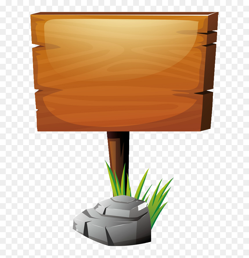 Cartel De Madera - Wooden Board For Writing, HD Png Download - cartel png