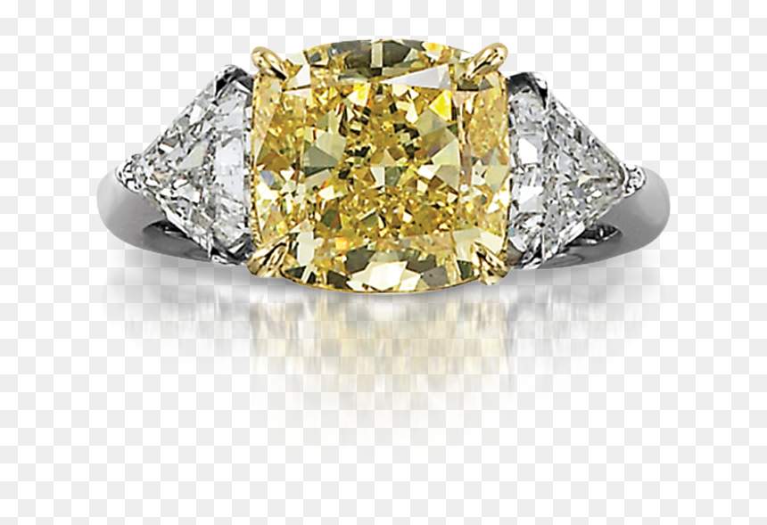 Yellow Diamond Ring L Cora International Llc Diamantes, - Pre-engagement Ring, HD Png Download - yellow diamond png