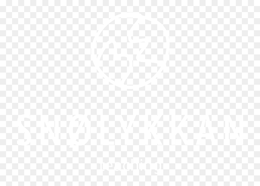 Snølykkan Logo Vit - Johns Hopkins Logo White, HD Png Download - snow mountain png