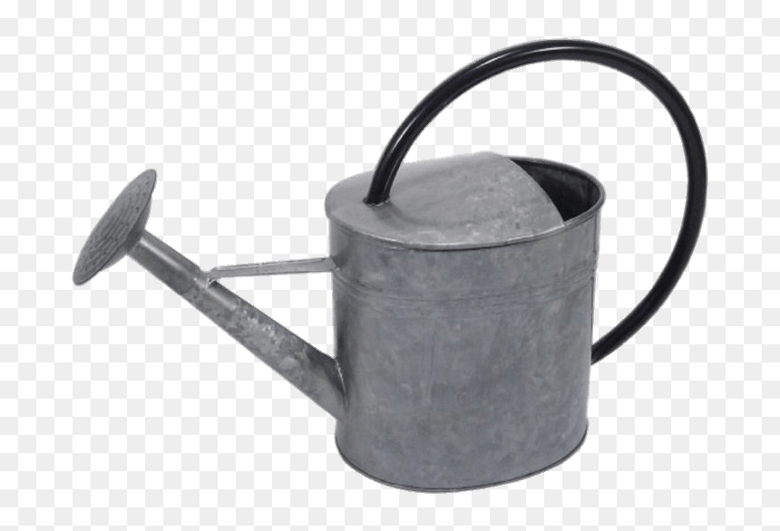 Galvanised Watering Can - Watering Can Transparent Background, HD Png Download - watering can png