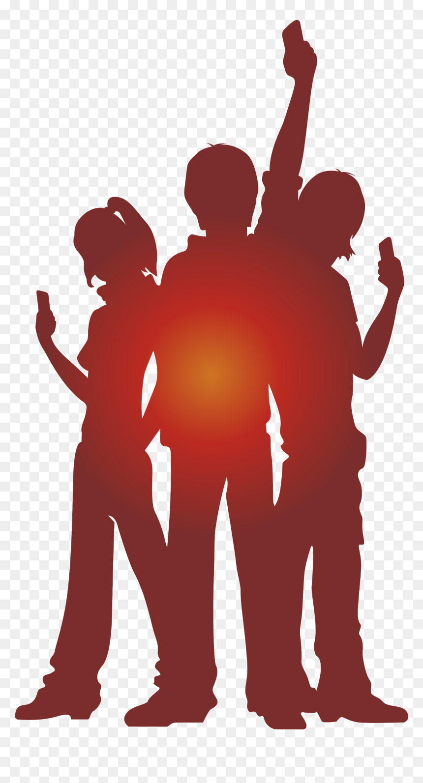 China Unicom Template - Silhouette, HD Png Download - student silhouette png